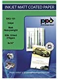 PPD Inkjet Heavyweight Photo Paper Matte 53lb. 210gsm 9mil 8 x 10" PPD-131