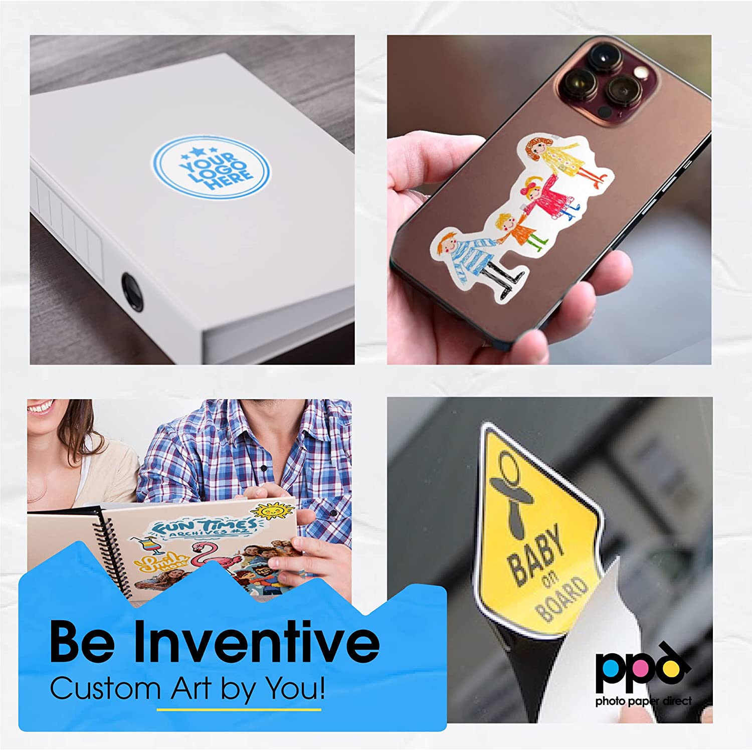 Inkjet Self Adhesive Sticker Matte 11 x 17” 4.7mil PPD-381
