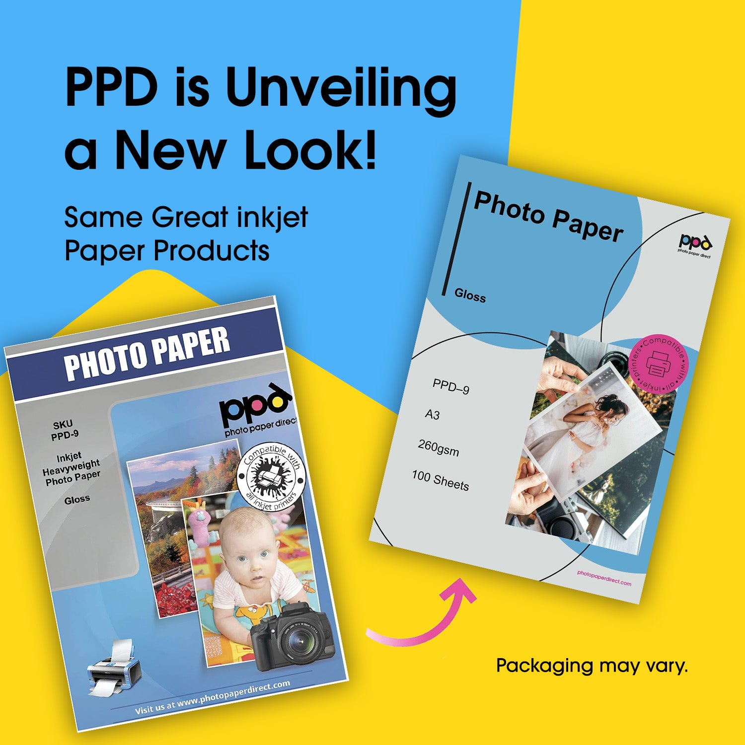 Inkjet Heavyweight Photo Paper Glossy 64lb. 240gsm 10.9mil 11 x 17" PPD-9