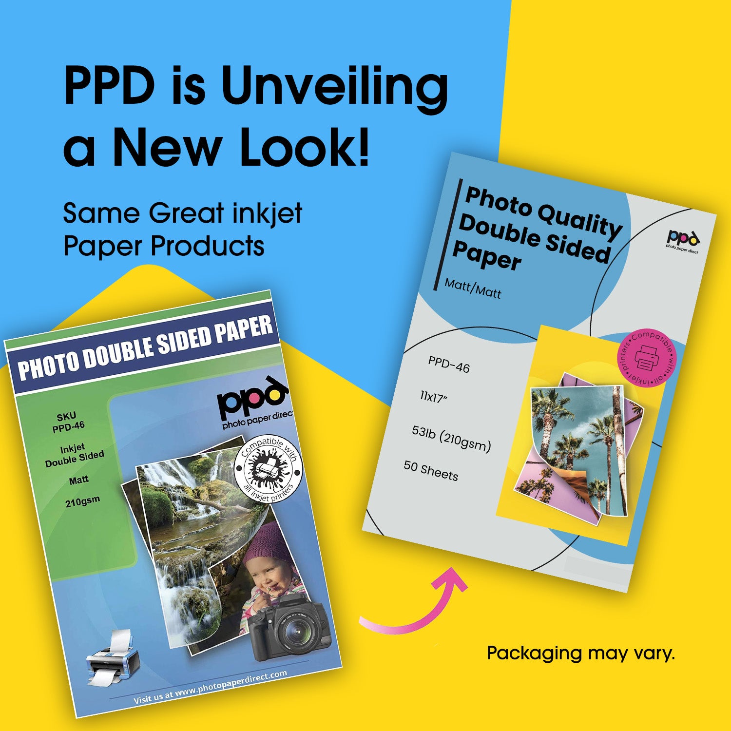 Inkjet Heavyweight Matte Paper Double Sided 53lb. 210gsm 9mil 11 x 17" PPD-46