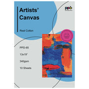 Inkjet Printable Canvas 100% Real Cotton 13x19" 340g 125lb 17mil PPD-85
