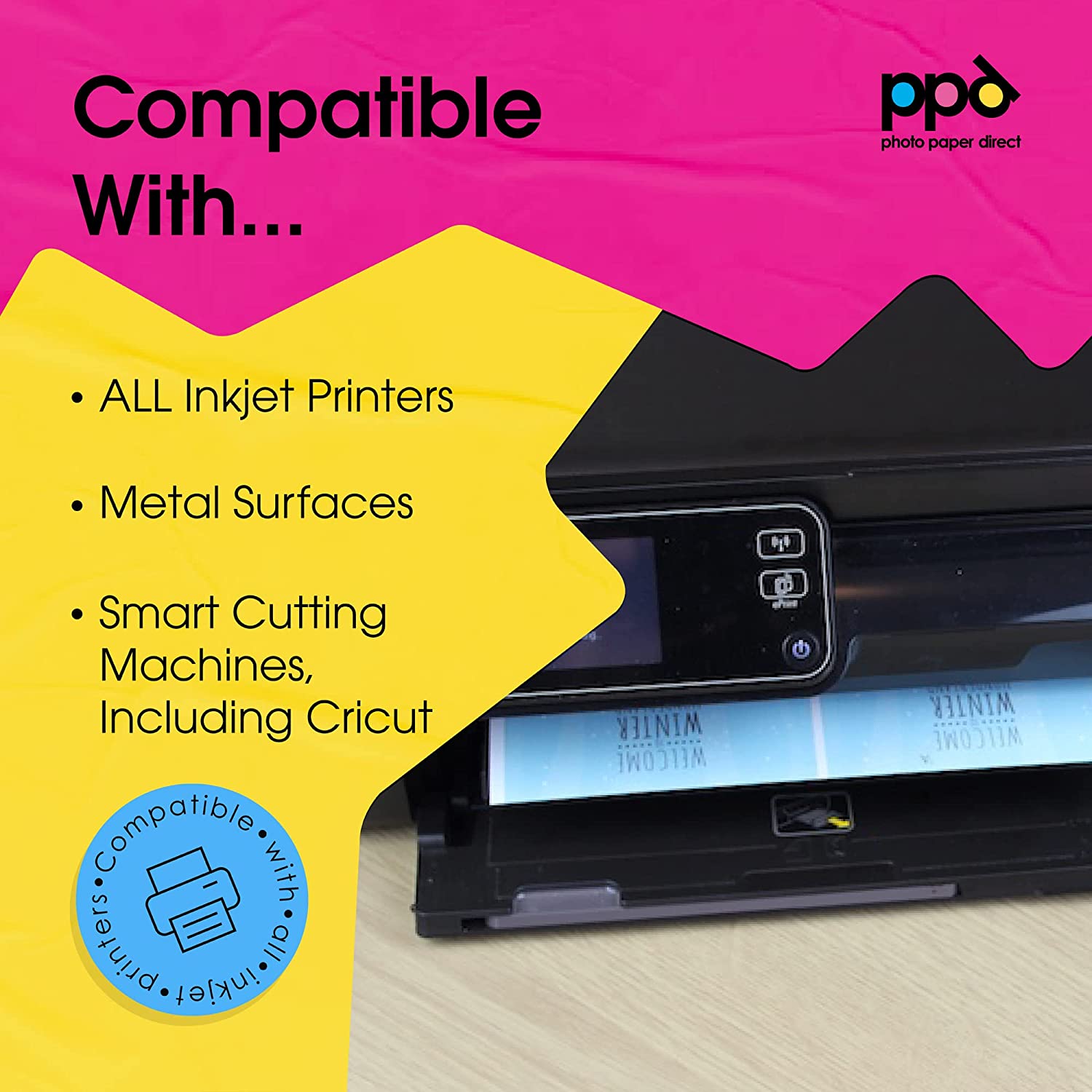 PPD Inkjet Photo Magnetic Printable Matte Sheet LTR 8.5x11" PPD-32
