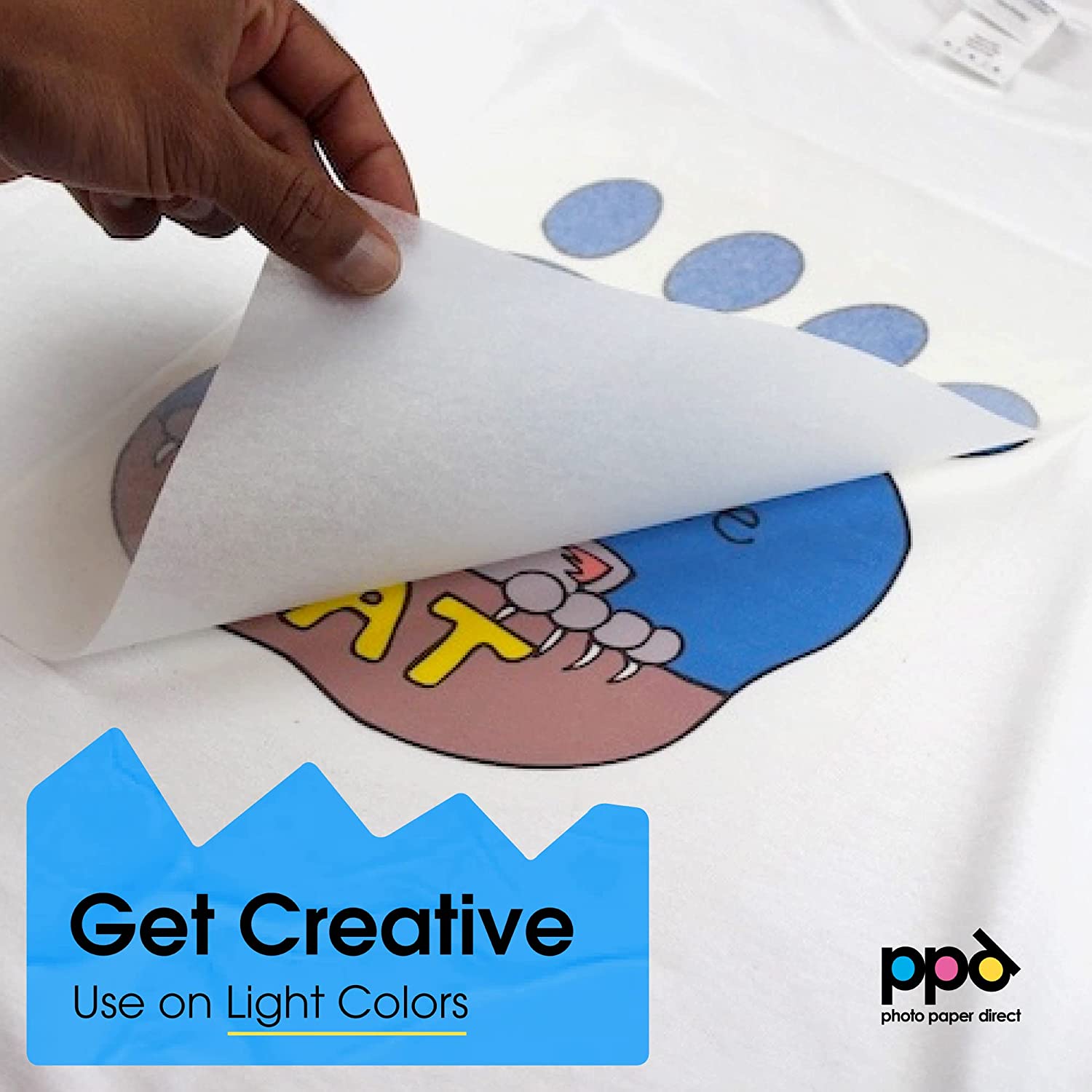 Inkjet Iron-On Light Transfer Paper 8.5 x 11" PPD-1