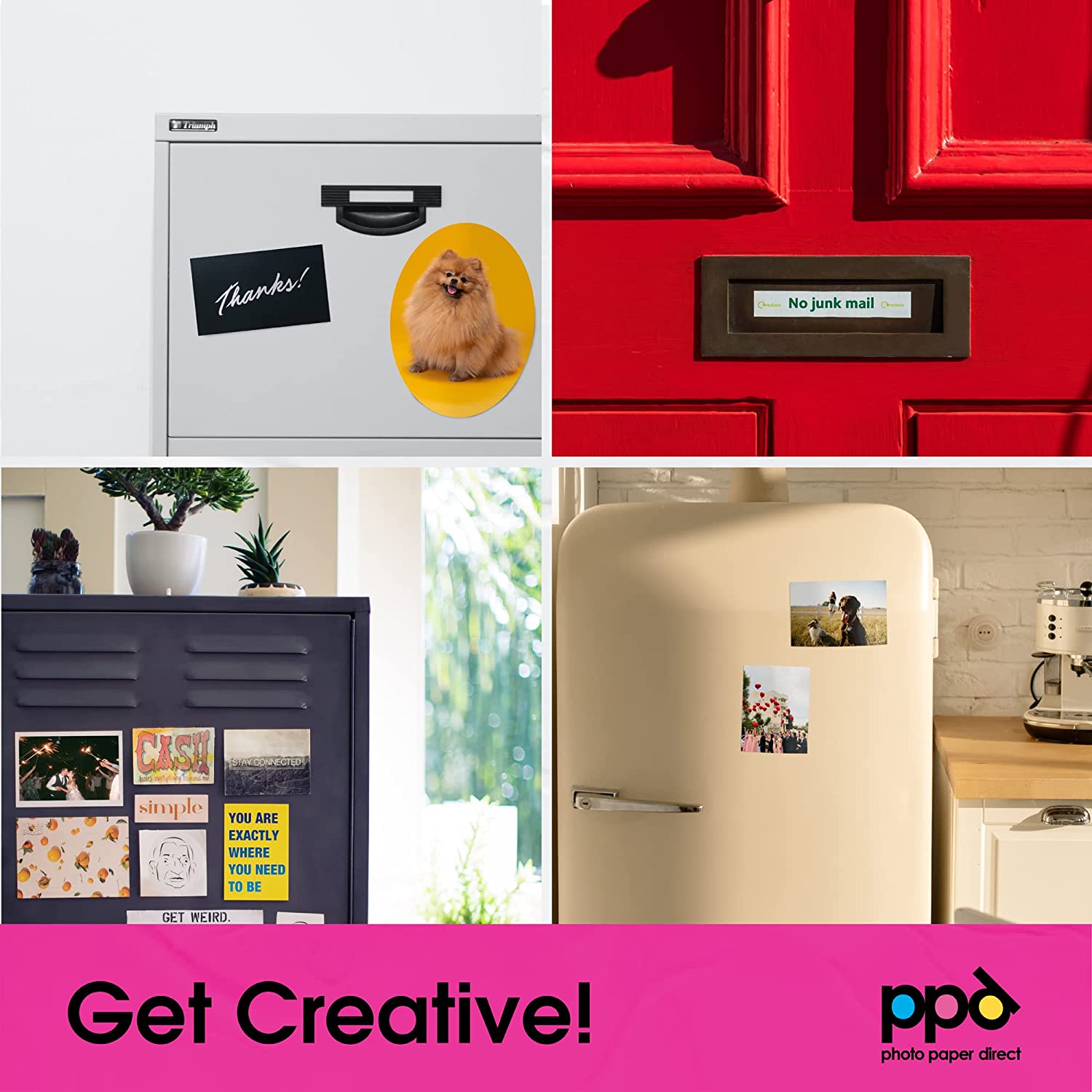 PPD Inkjet Photo Glossy Magnetic Paper A4 (8.27X11.69 similar to 8.5x11") 12mil x 10 Sheets PPD-31