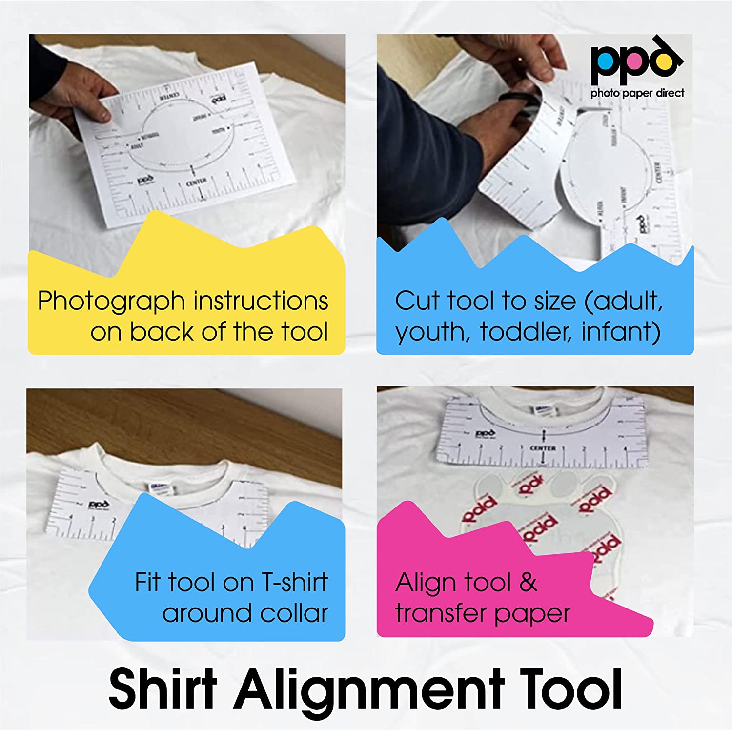 Inkjet Iron-On Light Transfer Paper 8.5 x 11" PPD-1