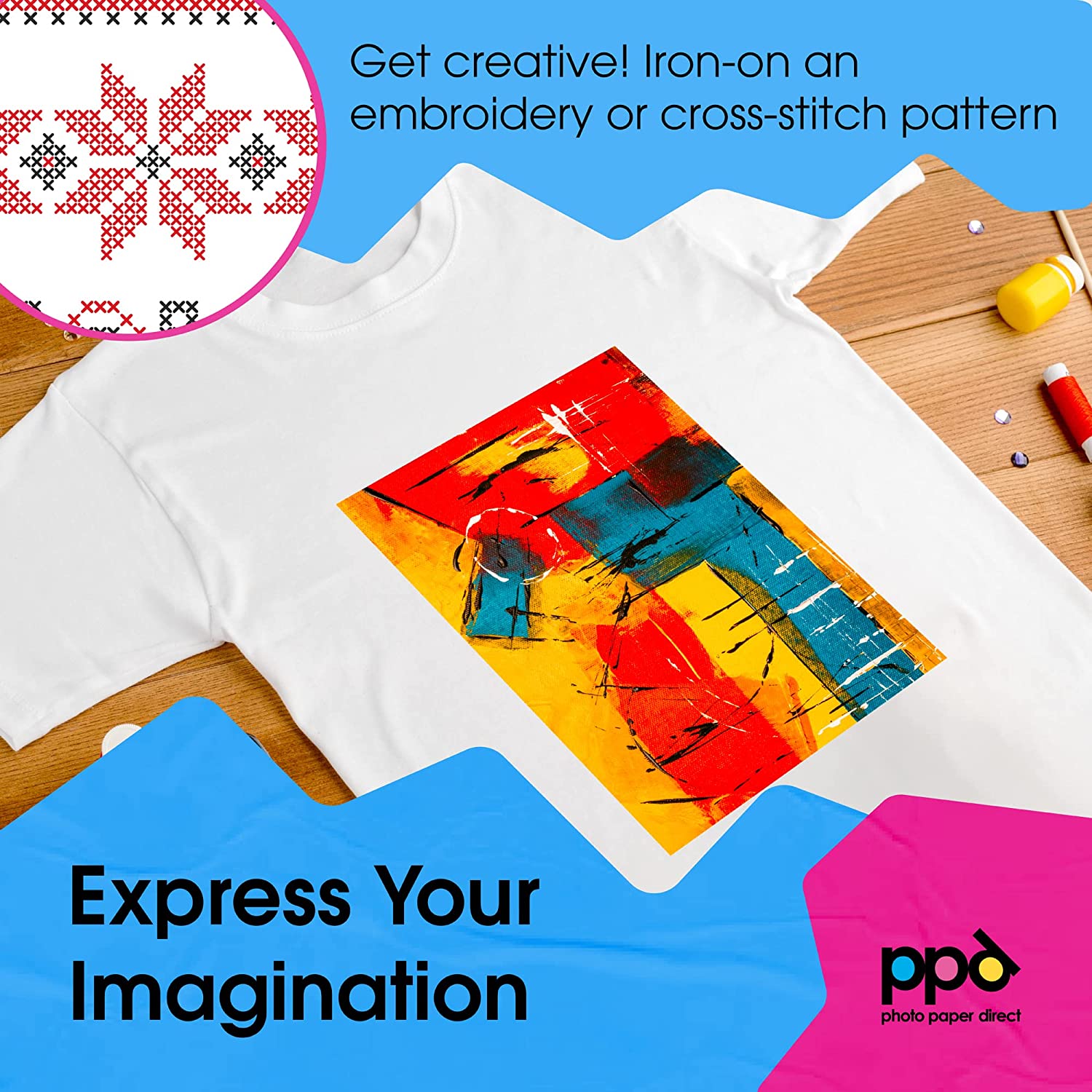 Inkjet Iron-On Dark Transfer Paper 11 x 17" PPD-107