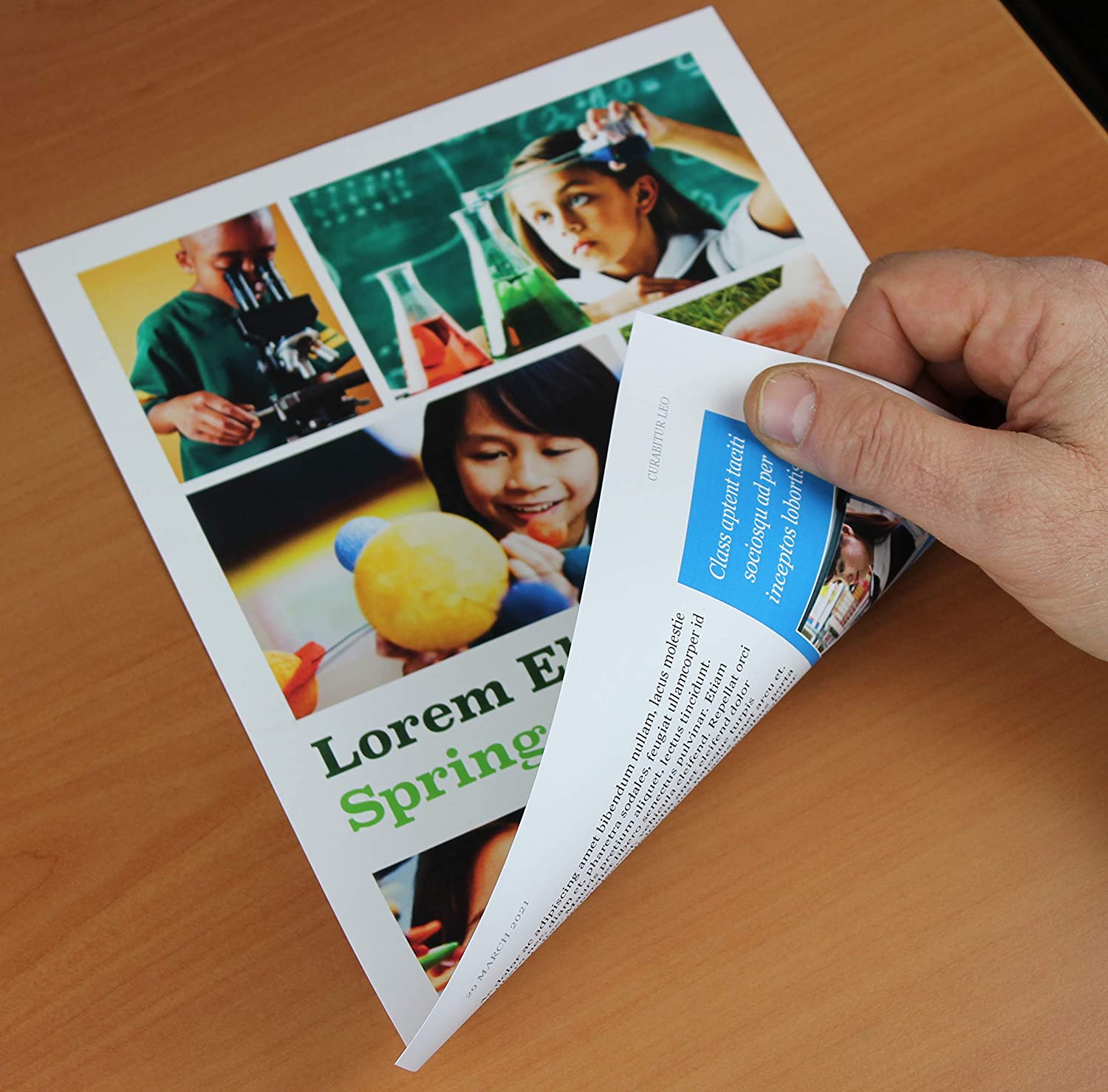 Inkjet Brochure Paper Double Sided Smooth Matte Finish 35lb. 130gsm 6.3mil 8.5 x 11" PPD-40